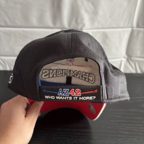 NWOT Super Bowl XLII 42 NFL NY Giants Conference Champions Football Cap Hat - Picture 4 of 7